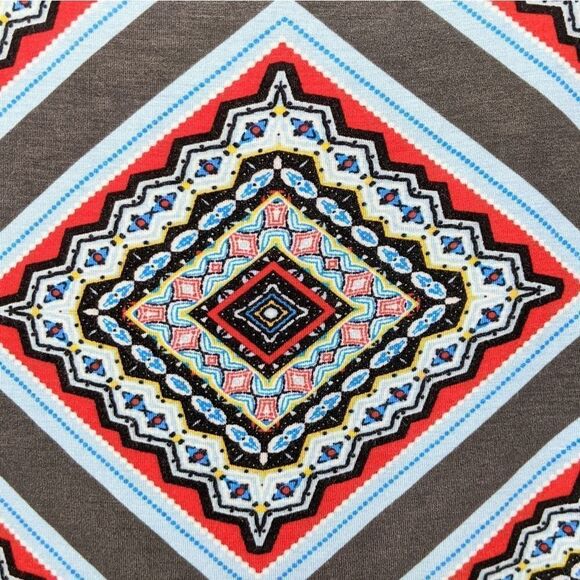 Anthropologie MAEVE Maina Geometric Faux Wrap Midi Skirt S - Picture 4 of 9